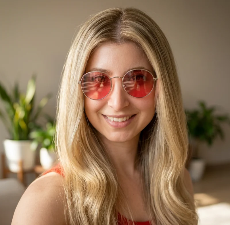3D eyewear model rendered live on a face via the TryOn Virtual widget
